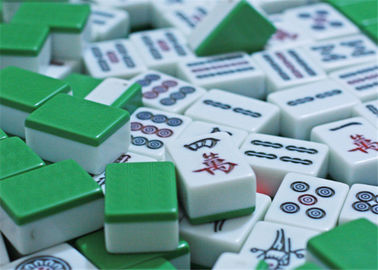 ABS / PVC Mahjong Perangkat Kecurangan Ubin Dengan Tanda Inframerah Untuk Mahjong Perjudian