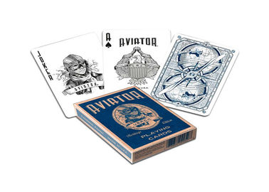 Aviator Heritage Marked Decks Invisible Ink Playing Cards untuk Perjudian Cheat