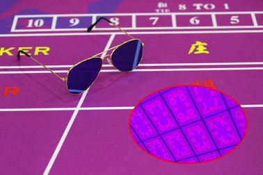 Alat Peraga Perjudian UV Kartu Ditandai Kembali Lensa Kontak Poker Reader Gaya Klasik