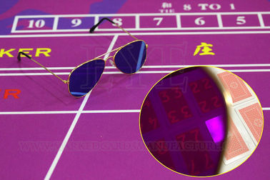 Gaya Klasik IR Sunglasses Poker Pembaca Untuk Kembali Ditandai Kartu